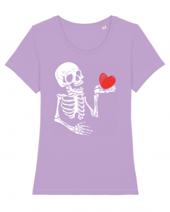 Skeleton Red Heart Lavender Dawn