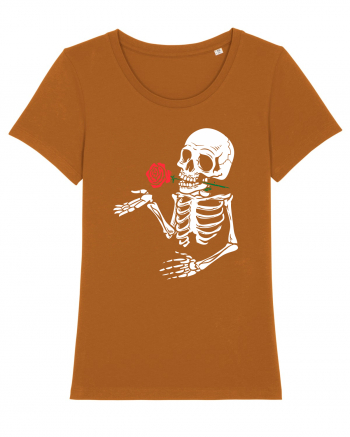 Skeleton Red Rose Roasted Orange