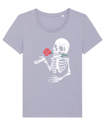 Skeleton Red Rose Lavender