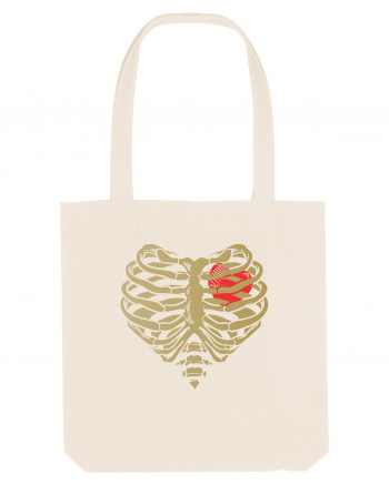 Skeleton Red Heart Golden Ribs Natural