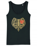 Skeleton Red Heart Golden Ribs Maiou Damă Dreamer