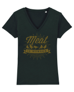 Meat is murder Tricou mânecă scurtă guler V Damă Evoker