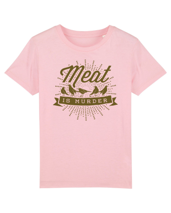 Meat is murder Cotton Pink