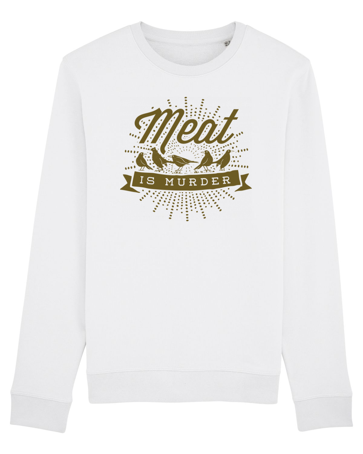Bluză mânecă lungă Unisex Rise White