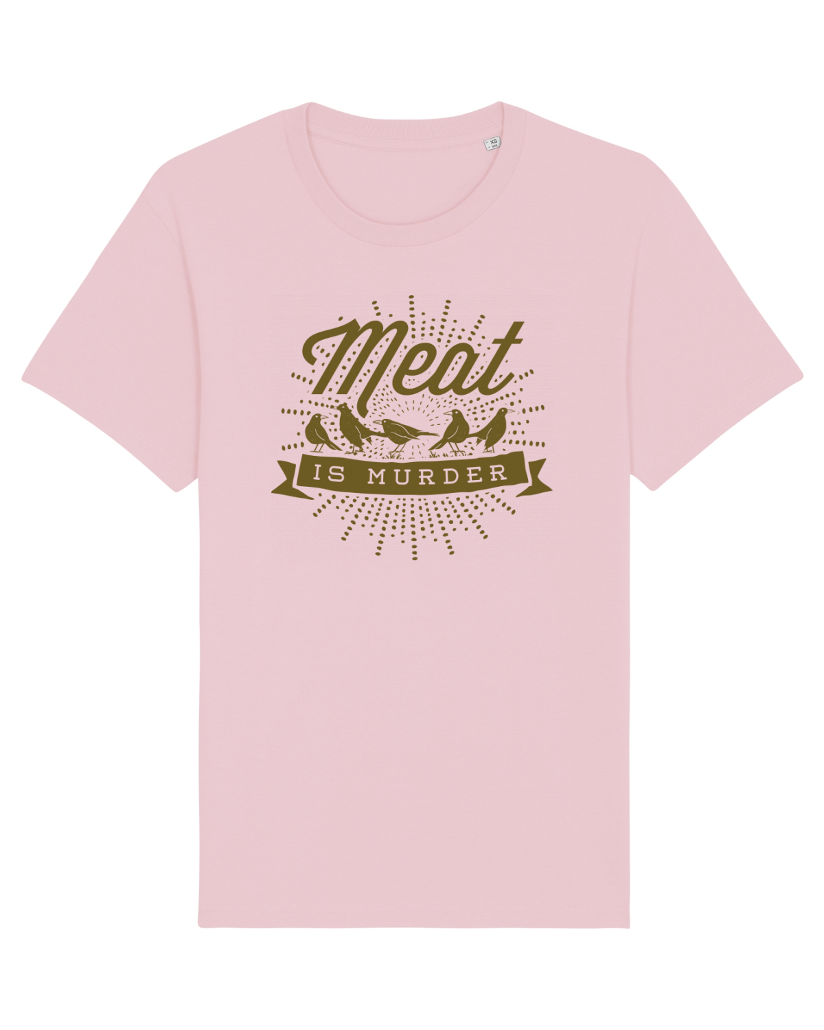 Tricou mânecă scurtă Unisex Rocker Cotton Pink