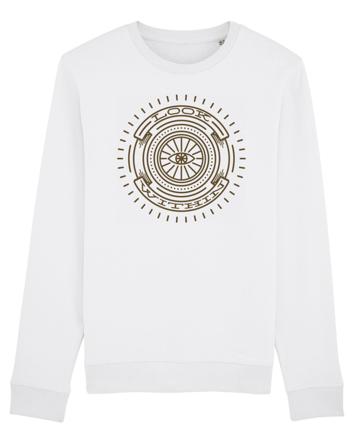 Bluză mânecă lungă Unisex Rise White