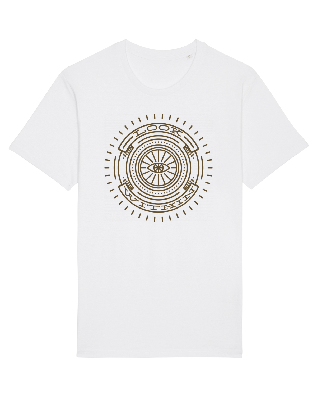 Tricou mânecă scurtă Unisex Rocker White