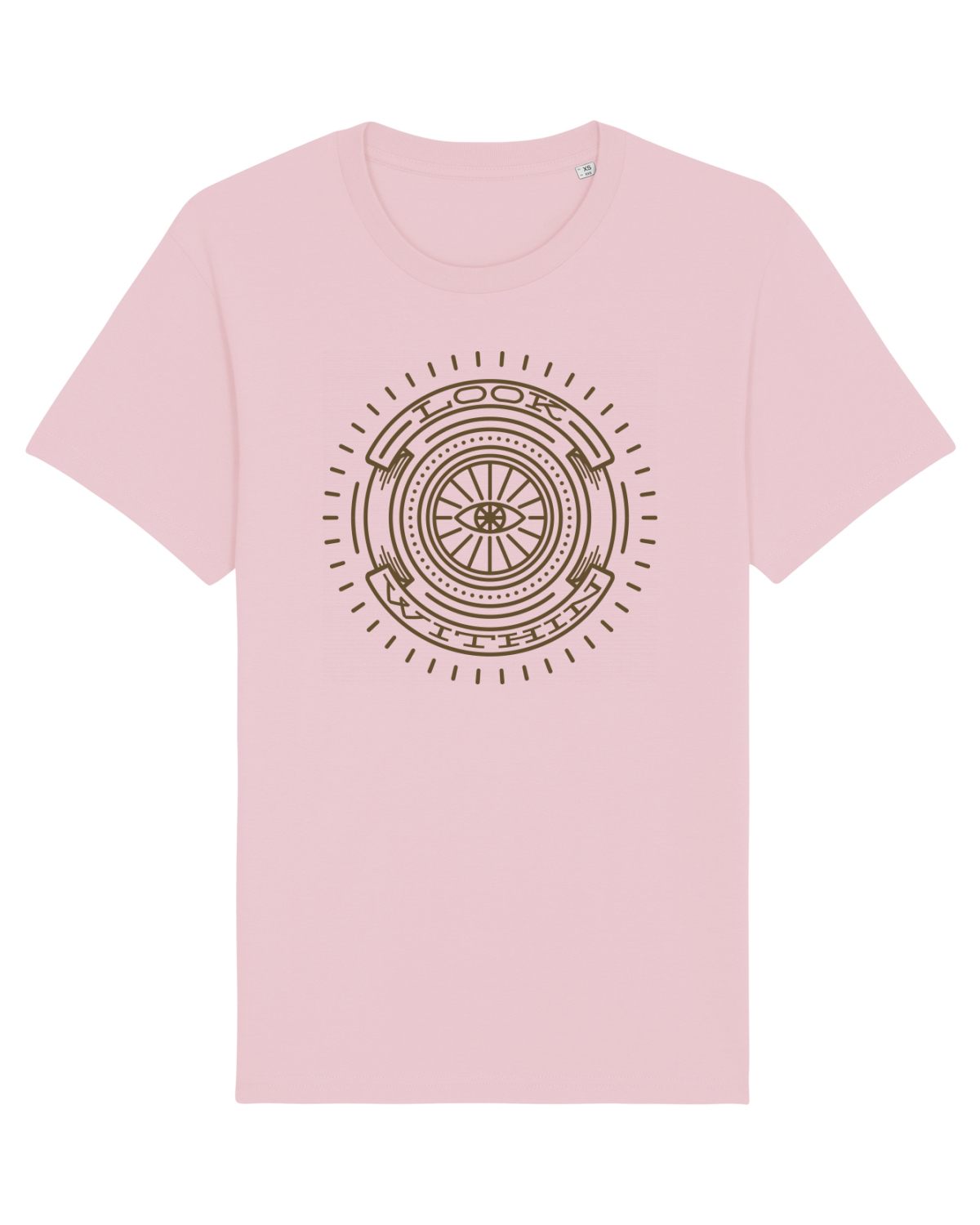 Tricou mânecă scurtă Unisex Rocker Cotton Pink