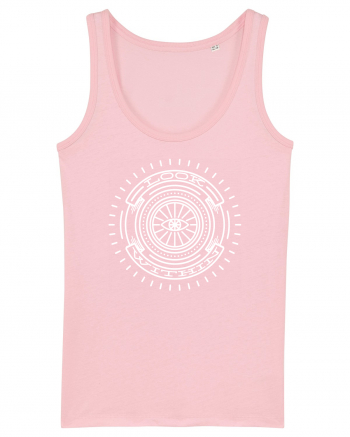 Look Within -  white Cotton Pink