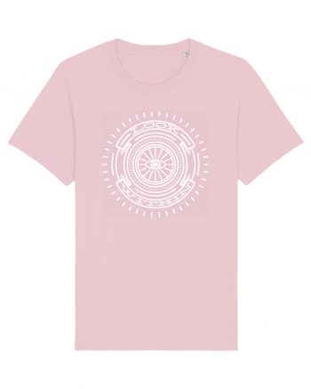 Look Within -  white Cotton Pink