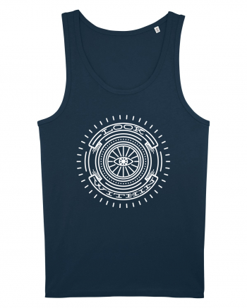Look Within -  white Navy