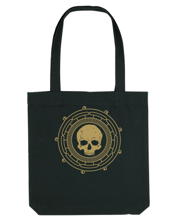 Skull mandala Black