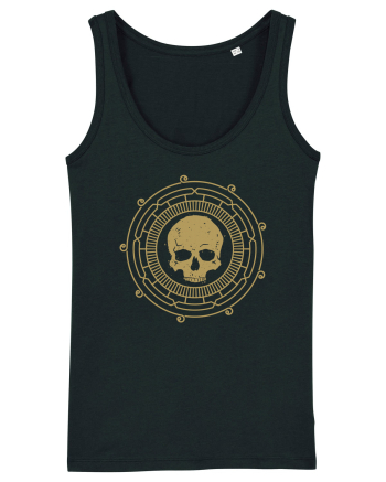Skull mandala Black