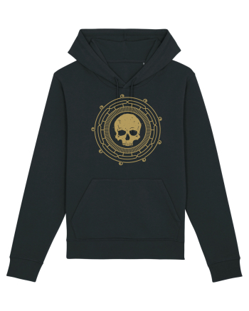 Skull mandala Black