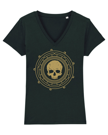Skull mandala Black