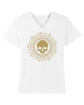 Skull mandala White