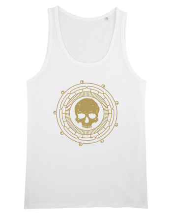 Skull mandala White