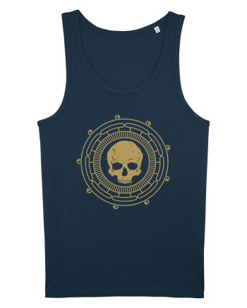 Skull mandala Navy
