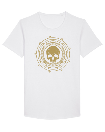 Skull mandala White