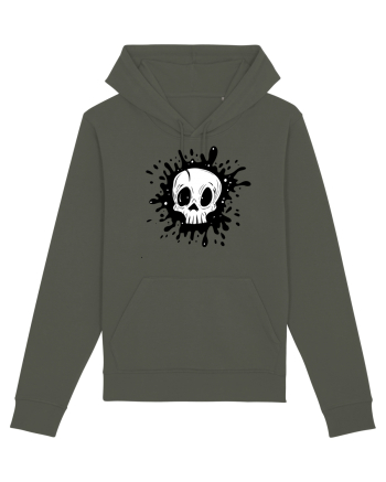 Skull illustration Khaki