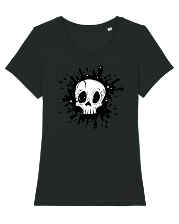 Skull illustration Black