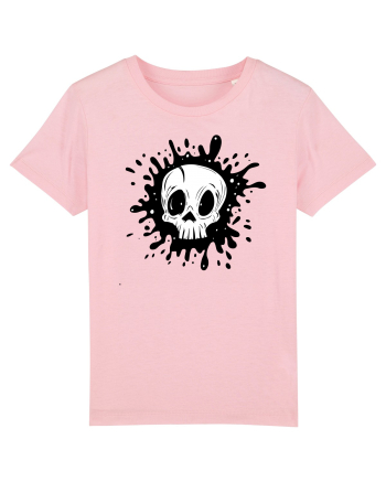 Skull illustration Cotton Pink
