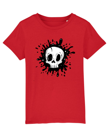 Skull illustration Red
