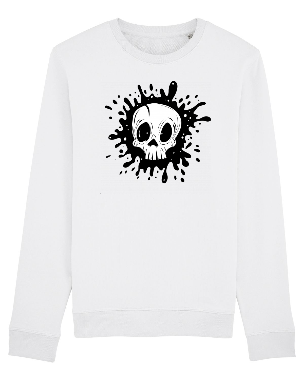 Bluză mânecă lungă Unisex Rise White