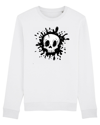 Skull illustration White