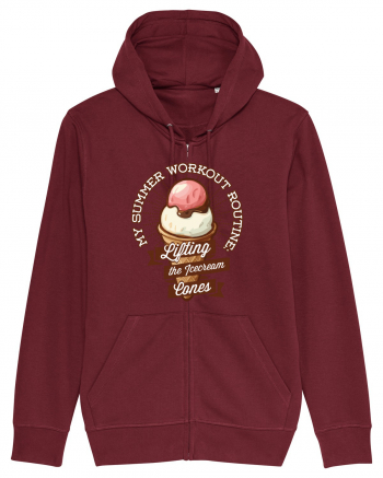 Sport de vara - lifting icecream cones Burgundy