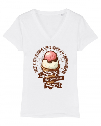 Sport de vara - lifting icecream cones White