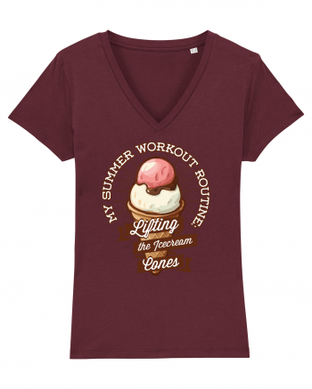 Sport de vara - lifting icecream cones Burgundy