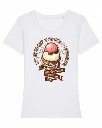 Sport de vara - lifting icecream cones White