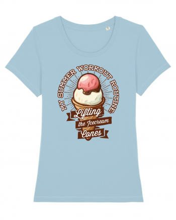 Sport de vara - lifting icecream cones Sky Blue
