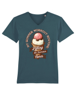 Sport de vara - lifting icecream cones Tricou mânecă scurtă guler V Bărbat Presenter