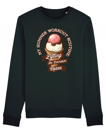 Sport de vara - lifting icecream cones Black