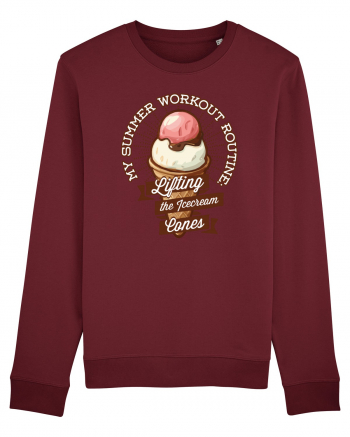 Sport de vara - lifting icecream cones Burgundy