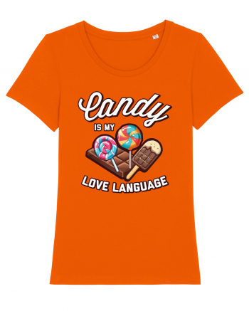 Candy is my love language Bright Orange