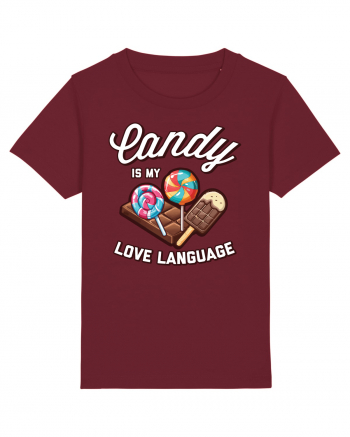 Candy is my love language Burgundy