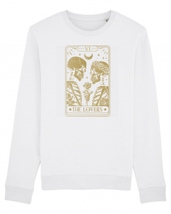 The Lovers Celestial Tarot White