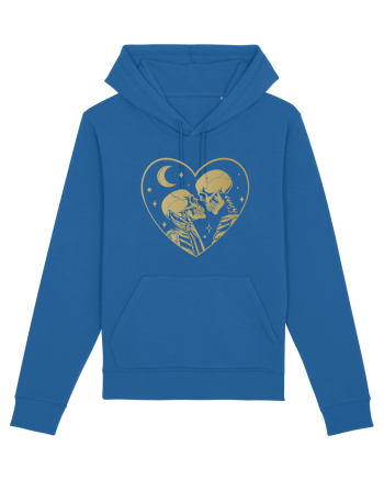 The Lovers Golden Heart Royal Blue