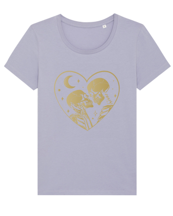 The Lovers Golden Heart Lavender