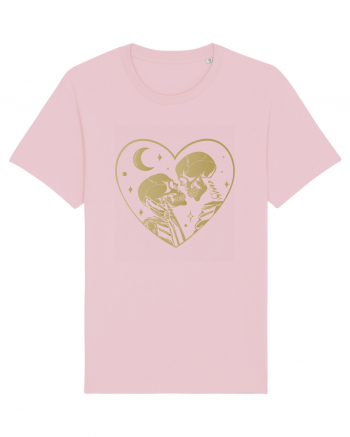 The Lovers Golden Heart Cotton Pink