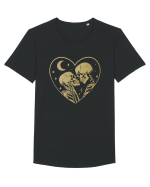 The Lovers Golden Heart Tricou mânecă scurtă guler larg Bărbat Skater
