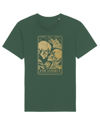 The Lovers Golden Tarot Bottle Green