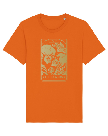The Lovers Golden Tarot Bright Orange