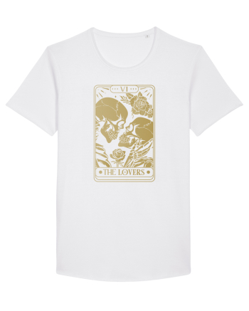 The Lovers Golden Tarot White