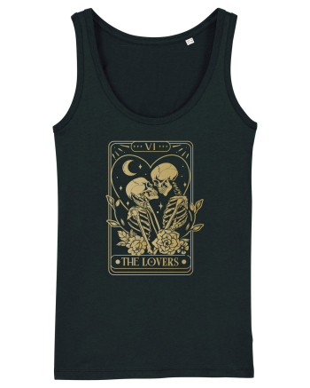 The Lovers Heart Tarot Black