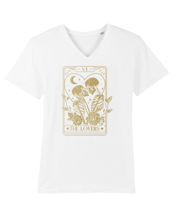The Lovers Heart Tarot White
