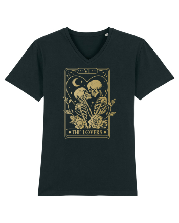 The Lovers Heart Tarot Black